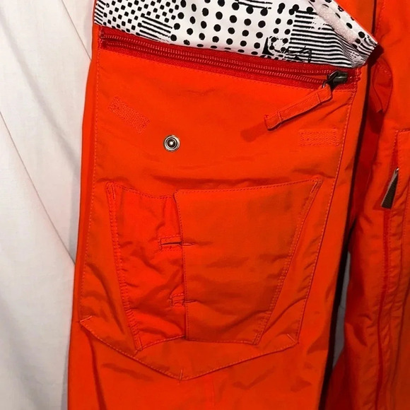 mens orange Volcom Nimbus all conditions climate protection pants size medium - Picture 8 of 16